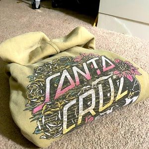 Santa Cruz hoodie flowers